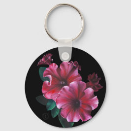 Petunia-Blumen-Schlüsselanhänger Schlüsselanhänger