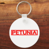 Petunia-Briefmarke Schlüsselanhänger (Vorderseite)