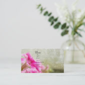 Petunia Business Card Visitenkarte (Stehend Vorderseite)