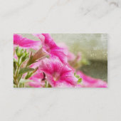 Petunia Business Card Visitenkarte (Rückseite)