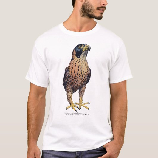 Petunia der Wanderfalke T-Shirt (Vorderseite)