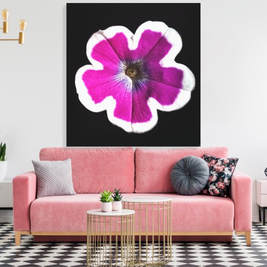 Petunia Fotograf Leinwanddruck (Insitu (Wohnzimmer))