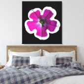 Petunia Fotograf Leinwanddruck (Insitu (Schlafzimmer))