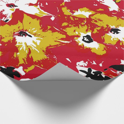 PETUNIA GESCHENKPAPIER (Ecke)