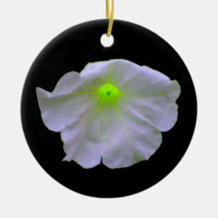 Petunia Green Glow Custom Geburtstag Keramik Ornament