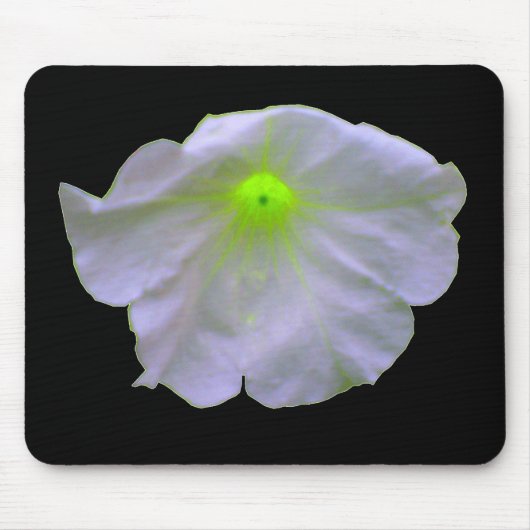 Petunia Green Glow Mousepad (Vorne)