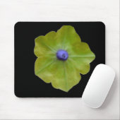 Petunia Green und Blue Mousepad (Mit Mouse)