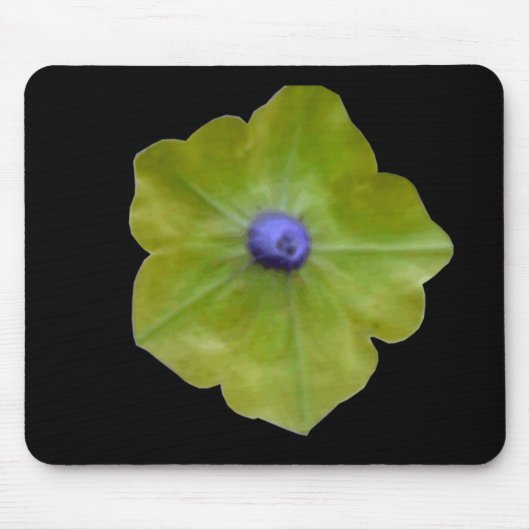 Petunia Green und Blue Mousepad (Vorne)