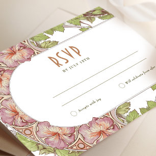 Petunia Hochzeit RSVP Einsatz Vintage Art Deco Muc Einladung