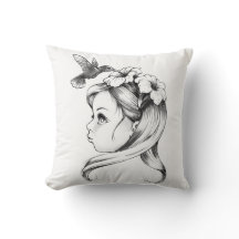 Petunia im Haar eines Märchens, Kolibris trinken