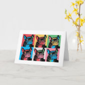 Petunia Karte (Gelbe Blume)