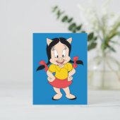 Petunia | Klassische Petunia Postkarte (Stehend Vorderseite)