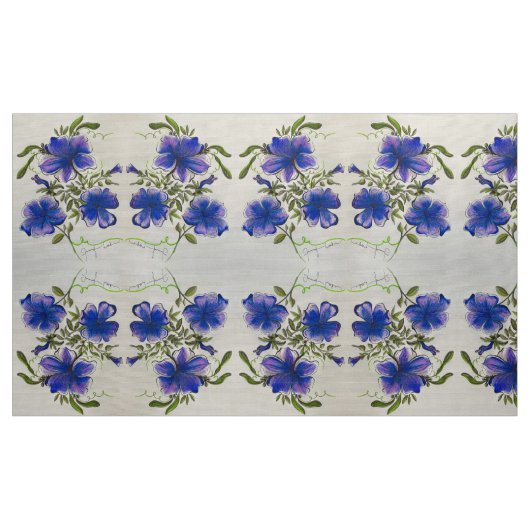 Petunia Lila Stoff (Yard (91,4 cm))