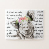 Petunia Pig Jigsaw Puzzle (Horizontal)