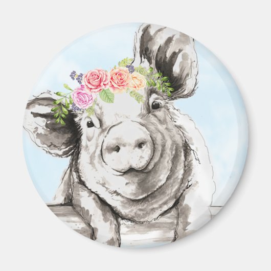 Petunia Pig Magnet (Vorne)