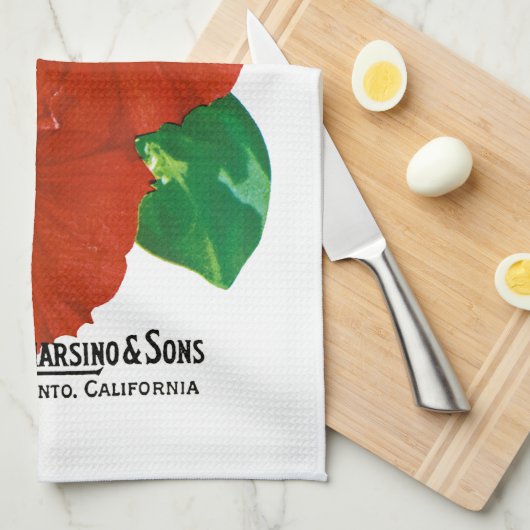 Petunia-Saatpacketikett Handtuch (Viertel Falte)