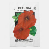 Petunia-Saatpacketikett Handtuch (Vertikal)