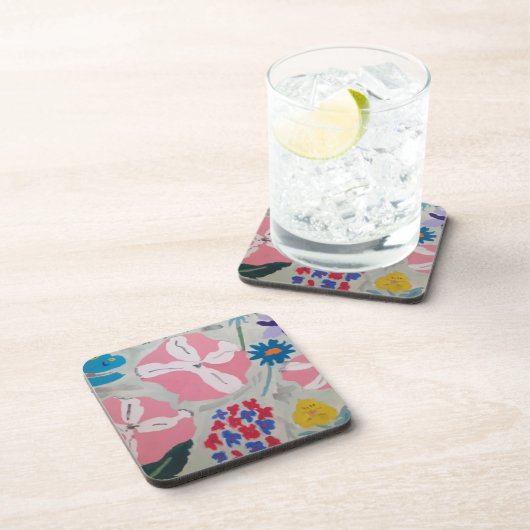 Petunia & Summer Blume Untersetzer (Rechte Seite)