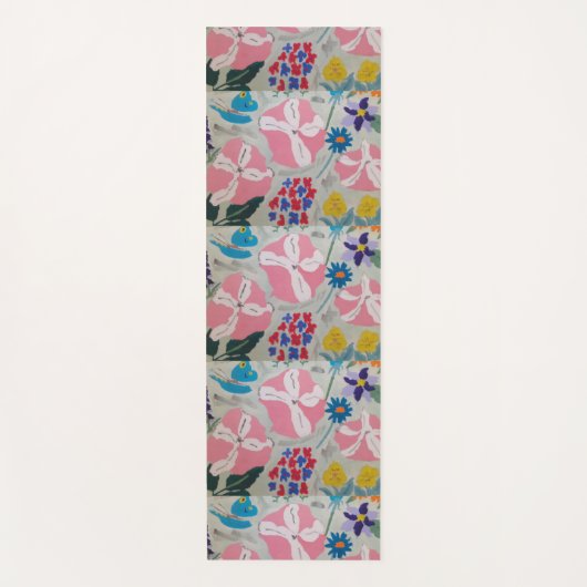 Petunia & Summer Blume Yogamatte (Vorderseite)