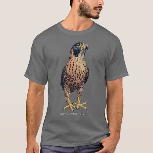Petunia the Peregrine Falcon T-Shirt (Vorderseite)