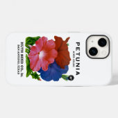 Petunia Vintag Seed Packet Case-Mate iPhone Case (Rückseite (Horizontal))