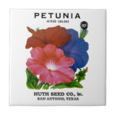 Petunia Vintag Seed Packet Fliese (Vorderseite)