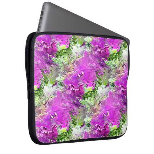 Petunias blühen...... laptopschutzhülle (Vorne Rechts)