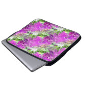 Petunias blühen...... laptopschutzhülle (Vorne Knopf)