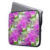 Petunias blühen...... laptopschutzhülle (Vorderseite Links)