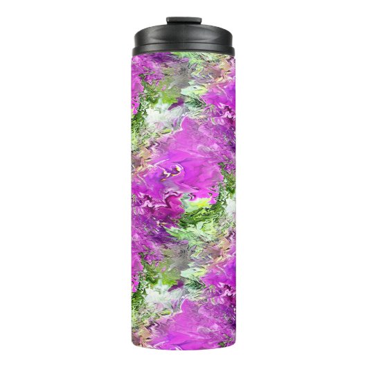 Petunias blühen...... thermosbecher (Vorderseite)