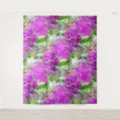 Petunias blühen...... wandteppich (Vorderseite)