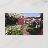 Petunias Business Card Visitenkarte (Rückseite)