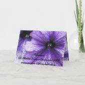 Petunias Dankeskarte (Rückseite)