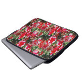 Petunias Garden.... Laptopschutzhülle (Vorne Knopf)