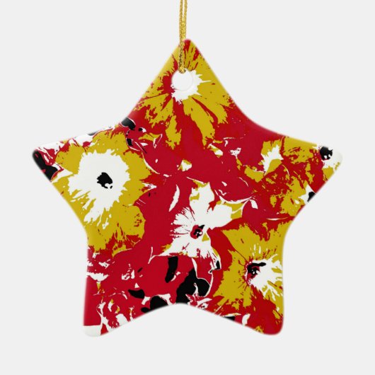 PETUNIAS KERAMIKORNAMENT (Vorne)