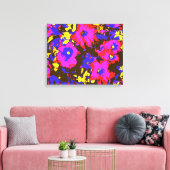 PETUNIAS LEINWANDDRUCK (Insitu (Wohnzimmer))