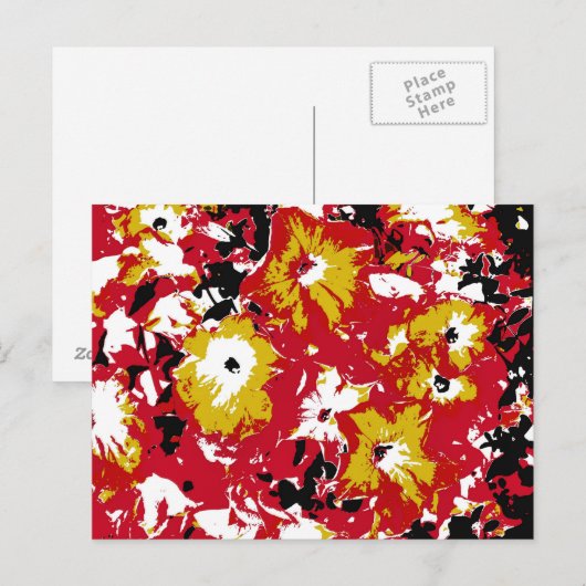 PETUNIAS POSTKARTE (Vorne/Hinten)