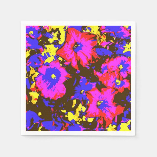 PETUNIAS SERVIETTE (Vorderseite)