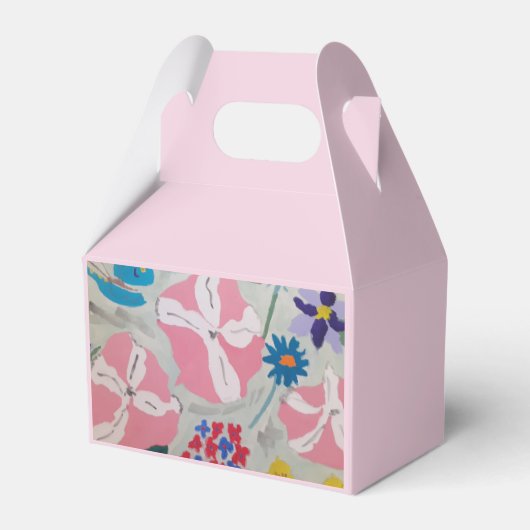 Petunias & Summer Blume Gefälligkeitsbox Geschenkschachtel (Vorderseite)