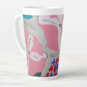 Petunias & Summer Blume Milchtasse (Linke Ecke)