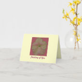 Petunie-Skizze Karte (Gelbe Blume)