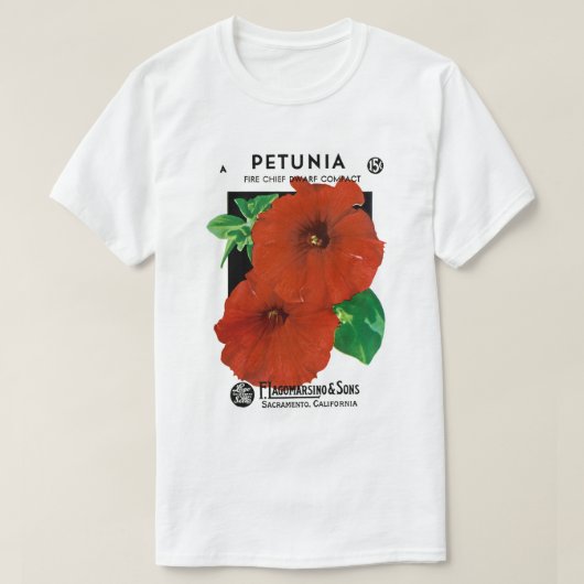 Petunie T-Shirt (Design vorne)