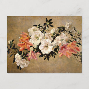 Petunien - Henri Fantin-Latour Kunstwerk Postkarte