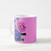 Petunien Kaffeetasse (Vorderseite Links)