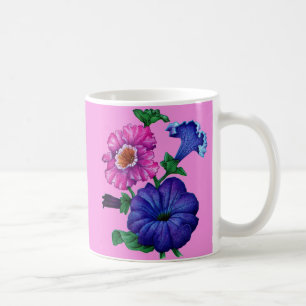 Petunien Kaffeetasse