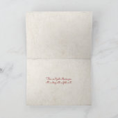 Petunien- und Schmetterlingsherz mit Pinsel Karte (Innenseite)