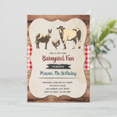 Petzoo Geburtstagsfeier Einladung (Stehend Vorderseite)