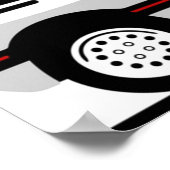 Peugeot 205 CTI Poster (Ecke)