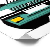 Peugeot 205 GTI Poster (Ecke)