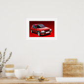 Peugeot 205 GTI Poster Illustration (Küche)